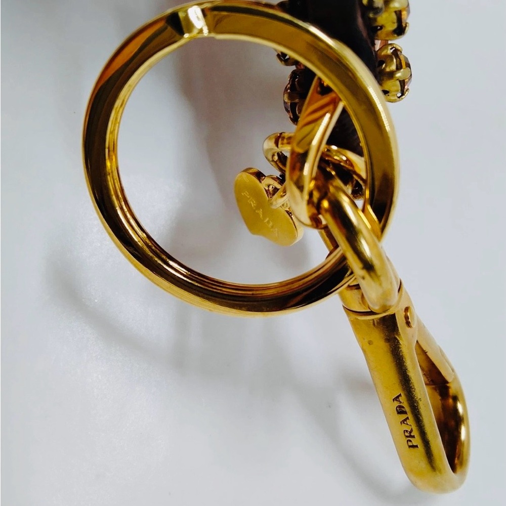 Authentic Prada stone keychain - image 2